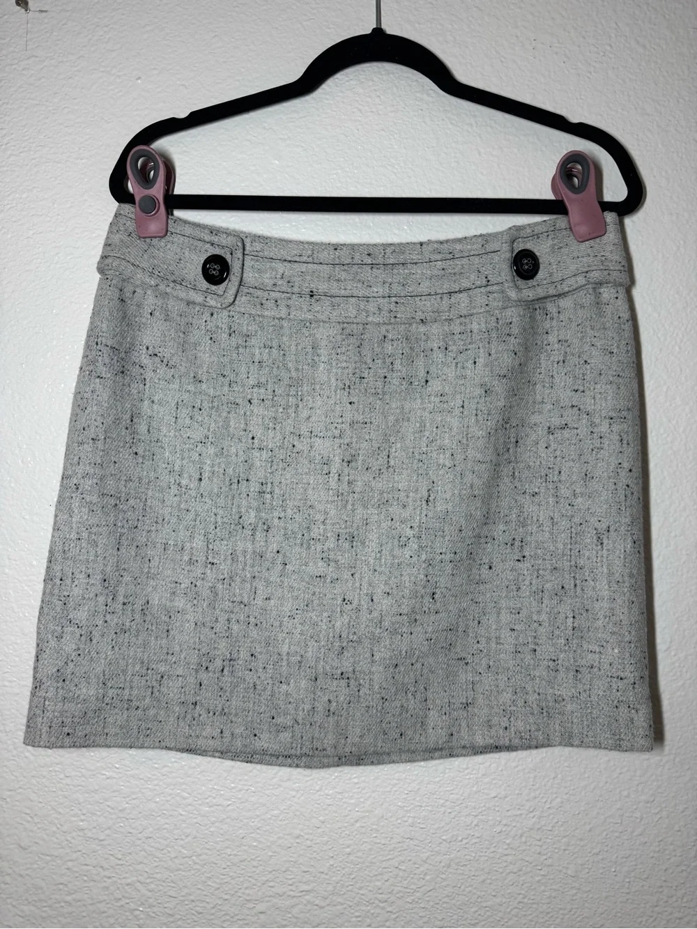 Outback Red Gray Tweed Mini Skirt